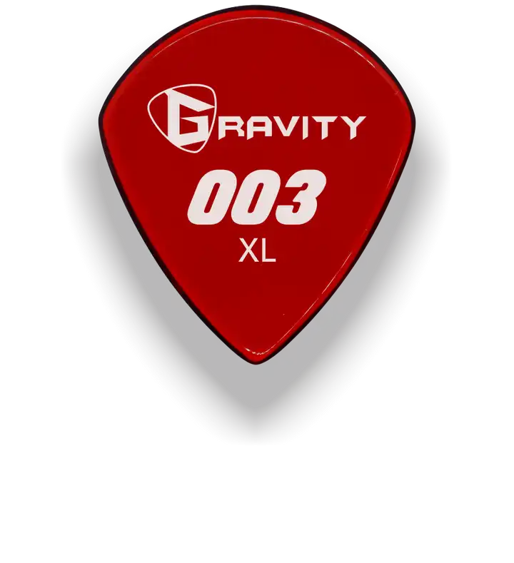 GRAVITY 003 XL unpolished red 1.5mm